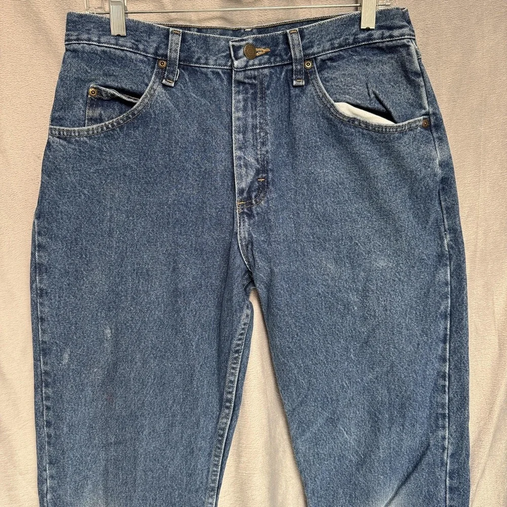 Riders By Lee Jeans Mens 32x30 Blue Denim‎ Relaxed Fit Straight Leg Zip Fly